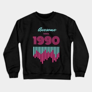 awesome since 1990 Crewneck Sweatshirt